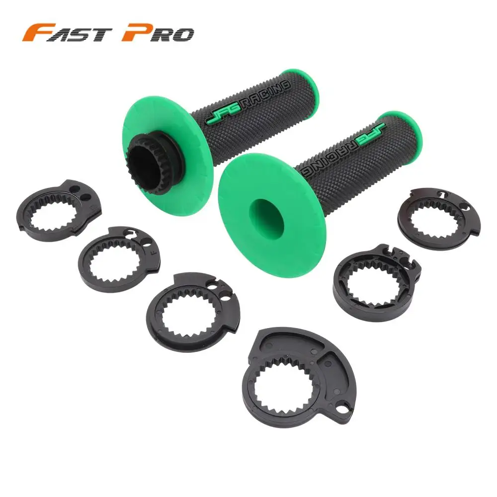 Motorcycle Handlebar Lockon Grips Throttle Tube For Kawasaki Kx250