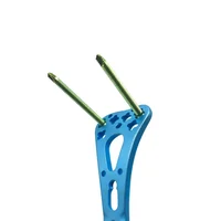 Plaque de blocage multi-axiale pour radius distal vétérinaire en titane certifiée ISO13458 avec surface à micro-arc oxydé 3