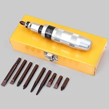 

12pc Impact Screwdriver Set Industrial Grade Percussion Screwdriver Tool Chrome Vanadium Steel Installation Sleeve Multifunction