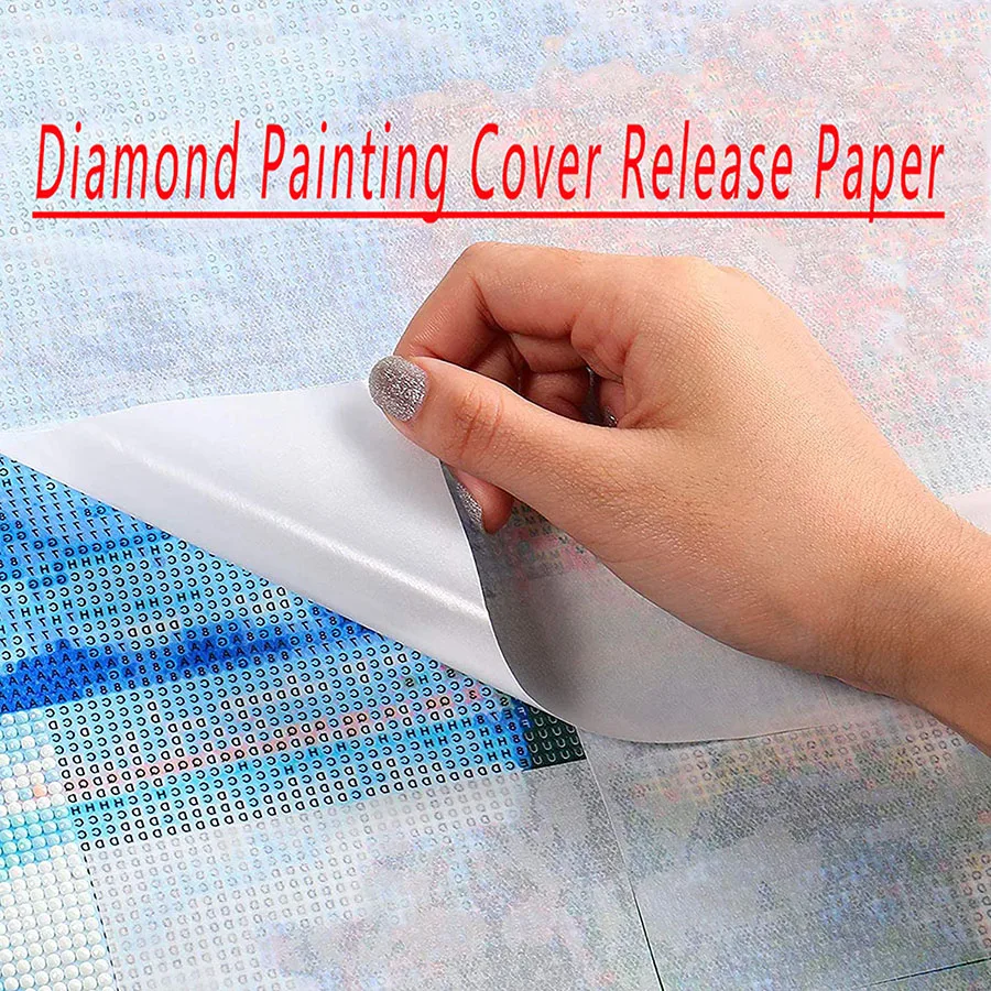 Double-sided 5D diamond painting cover dustproof release paper non-stick anti-dirty cover DIY diamond embroidery tools accessory