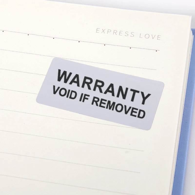 100pcs Warranty Protection Sticker (40mm*20mm) Tamper Proof Void Label Stickers