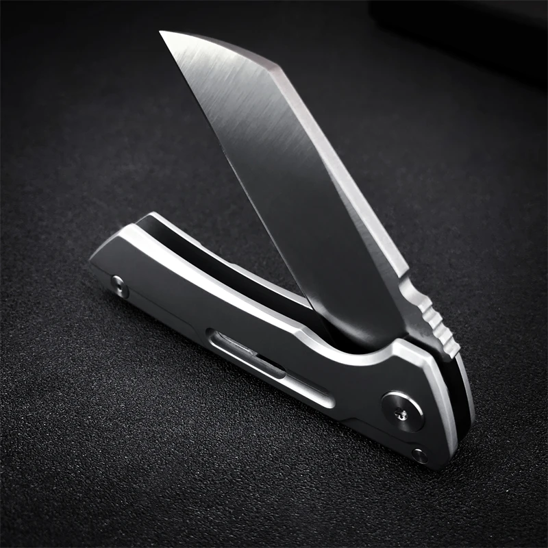 

High Quality All Steel Bearing Folding Knives D2 Drop Point Blade Outdoor Camping Hunting EDC Utility Knife Multi-Tools Gift Box