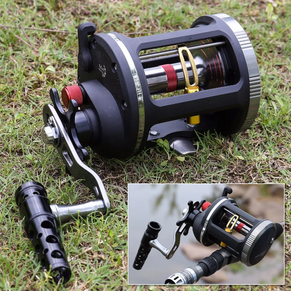 Sougayilang Strong Trolling Reel Fishing Tackle 14+1bb Right Hand Casting  Sea Fishing Reel Baitcasting Reels Coil De Pesca - Fishing Reels -  AliExpress