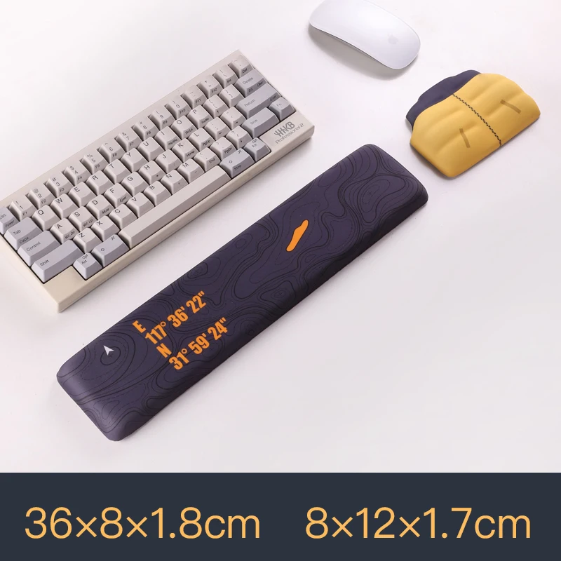 Featherweight Shape Ergonomic Wrist Pad Mouse Pads Keyboard Hand Rests Wrist Rests Palm Rests Wrist Pad for Computer Office