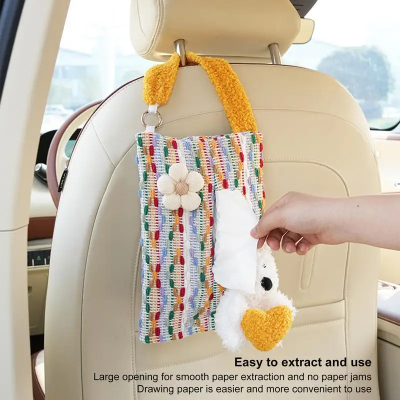 

Автомобильный держатель для салфеток, милый медведь с сердцем, автомобильный органайзер для заднего сиденья, держатель для салфеток