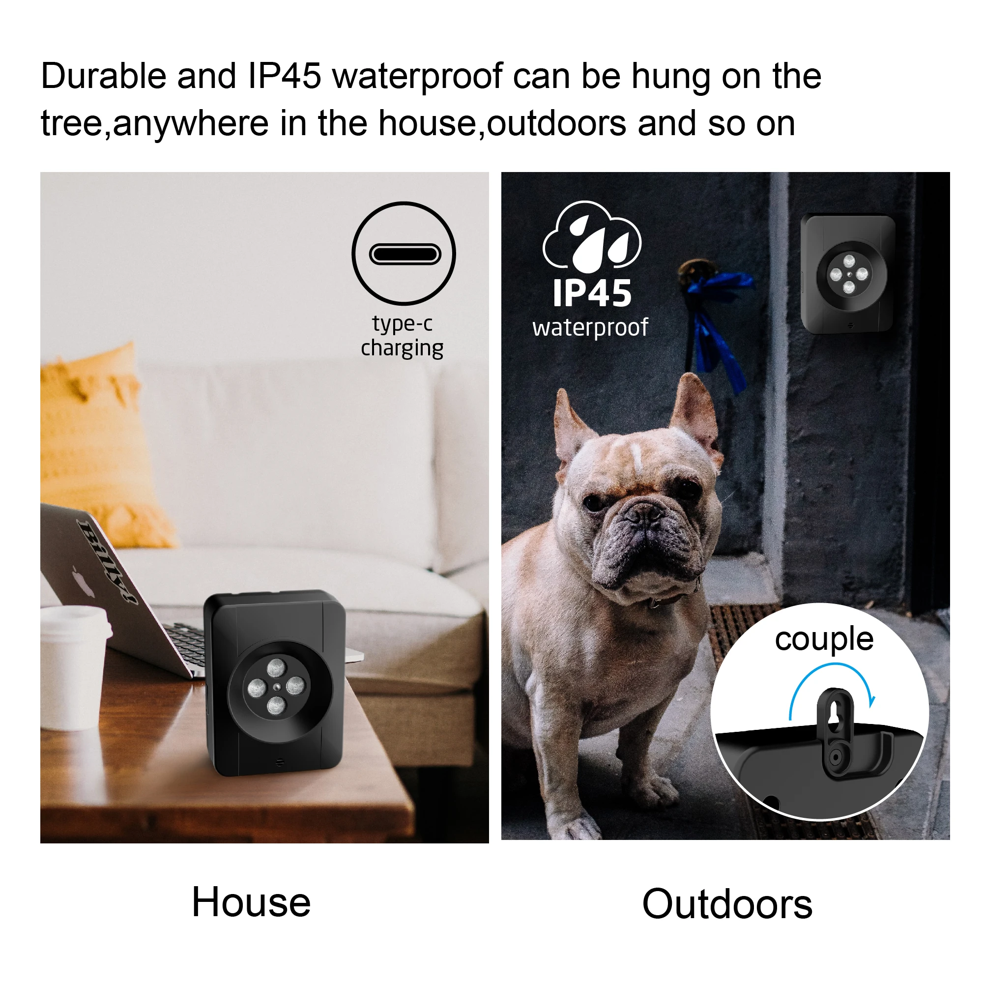 Anti Barking Device,Dog Barking Control Devices with 3 Modes,Rechargeable Ultrasonic Dog Barking Deterrent,Safe for Dog & People images - 6