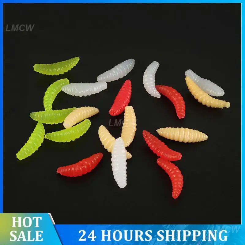 

100pcs Fishing Lure Beads Round Hard Glow Rig Float Transparent Beads Sea Floating Lure Accessories