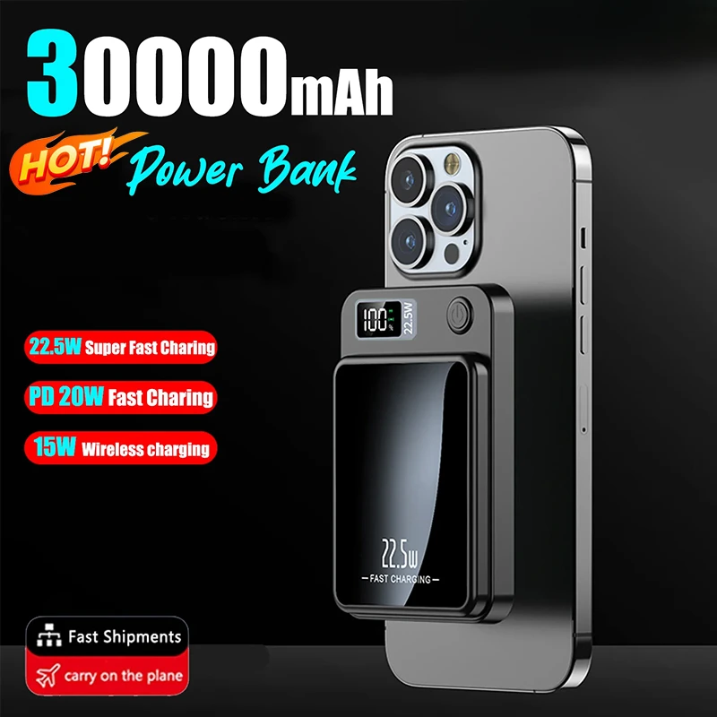 Power Bank Magnetico For Magsafe Compatibile Con IPhone 16 15 14 13 12 Series - Foto 10