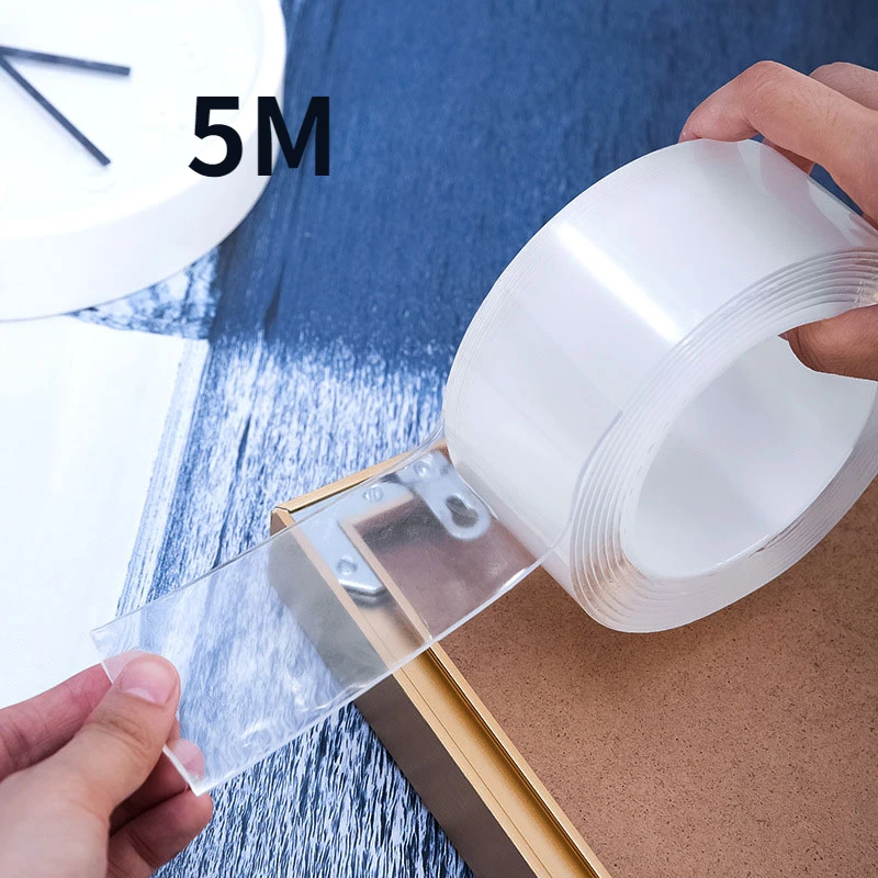 

Nano Tape Double Sided Tape Transparent No Trace Reusable Waterproof Adhesive Tapes Glue Cleanable Sticker Fix Pad fita adesiva