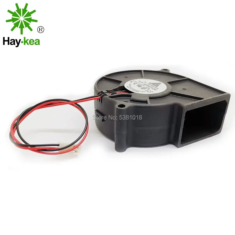 기존 델타 BFB0712H 7530 75mm DC 12V 0.36A 고속 CFM 공기 압력 프로젝터 송풍기 원심 냉각 팬