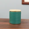 Chinese-style Ceramic Tea Storage Jar Bamboo Lid Open Ru Kiln Jar Chinese-style Moisture-proof Mini Tea Tin Tea Organizer 3