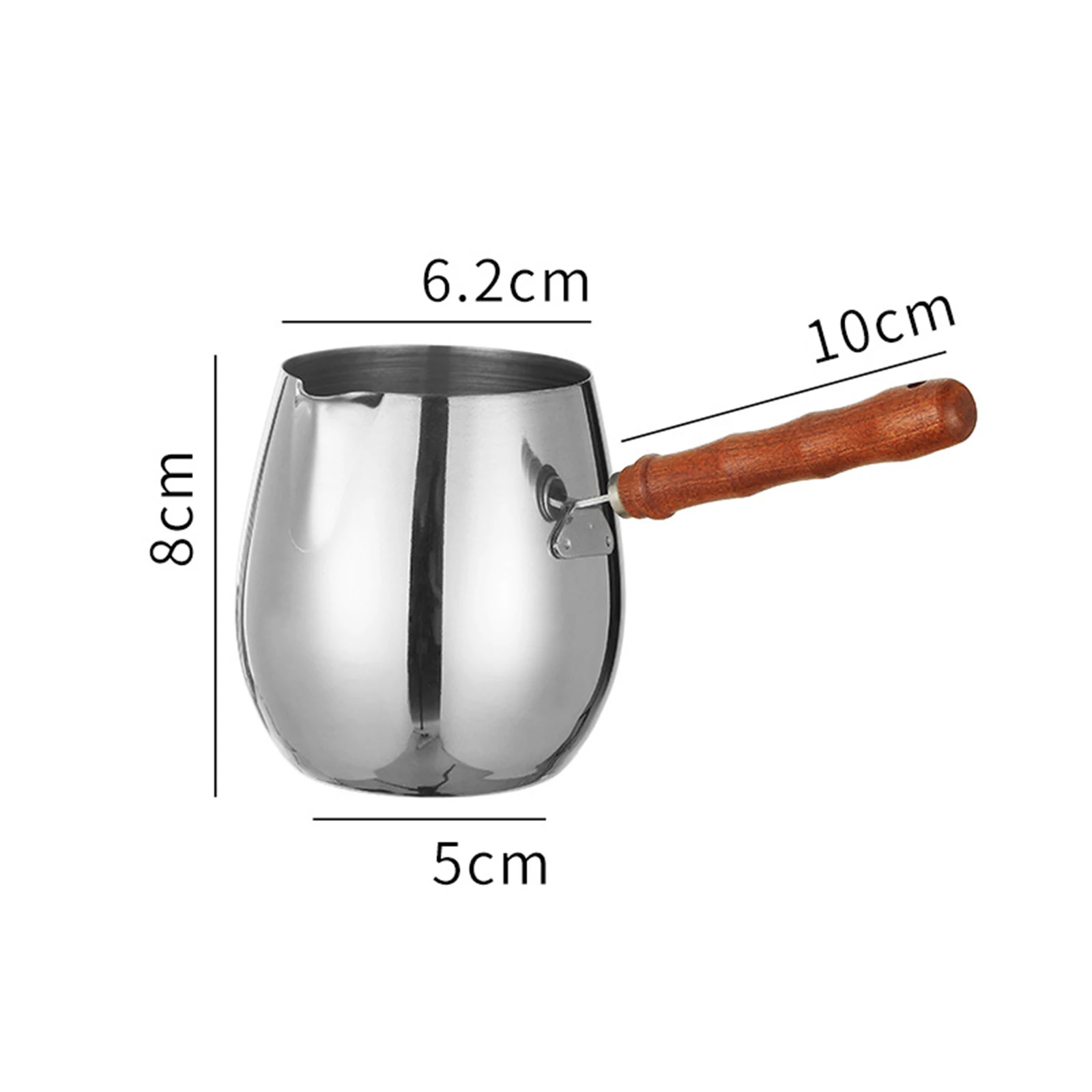 Coffee Pot 304 Stainless Steel Oil Splashing Small Pot