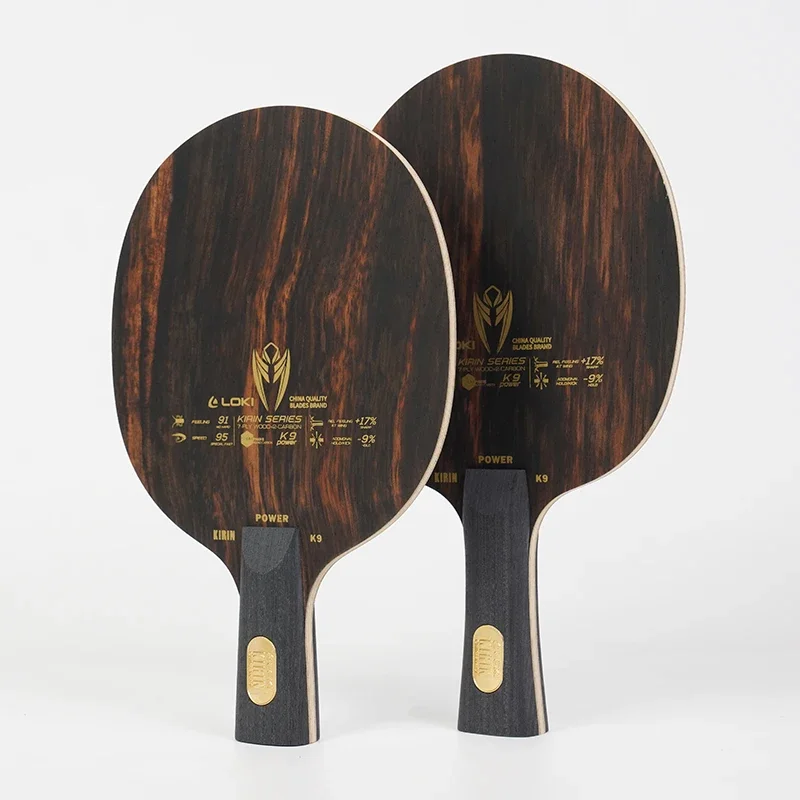 LOKI KIRIN Power K5/K6/K7/K9/K10/K11 Ping Pong Blade 9 Ply 7 Wood 2 Carbon Blade OFF+ Professinal Table Tennis Racket table tennis equipment