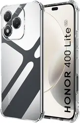 Crystal Clear Anti - Yellowing Shockproof Silicone Protective Case for HONOR 400 Lite (Transparent)