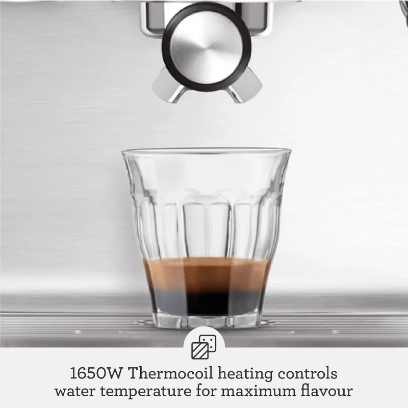 Breville BES840XL Espresso Machine, 100, Stainless Steel 5