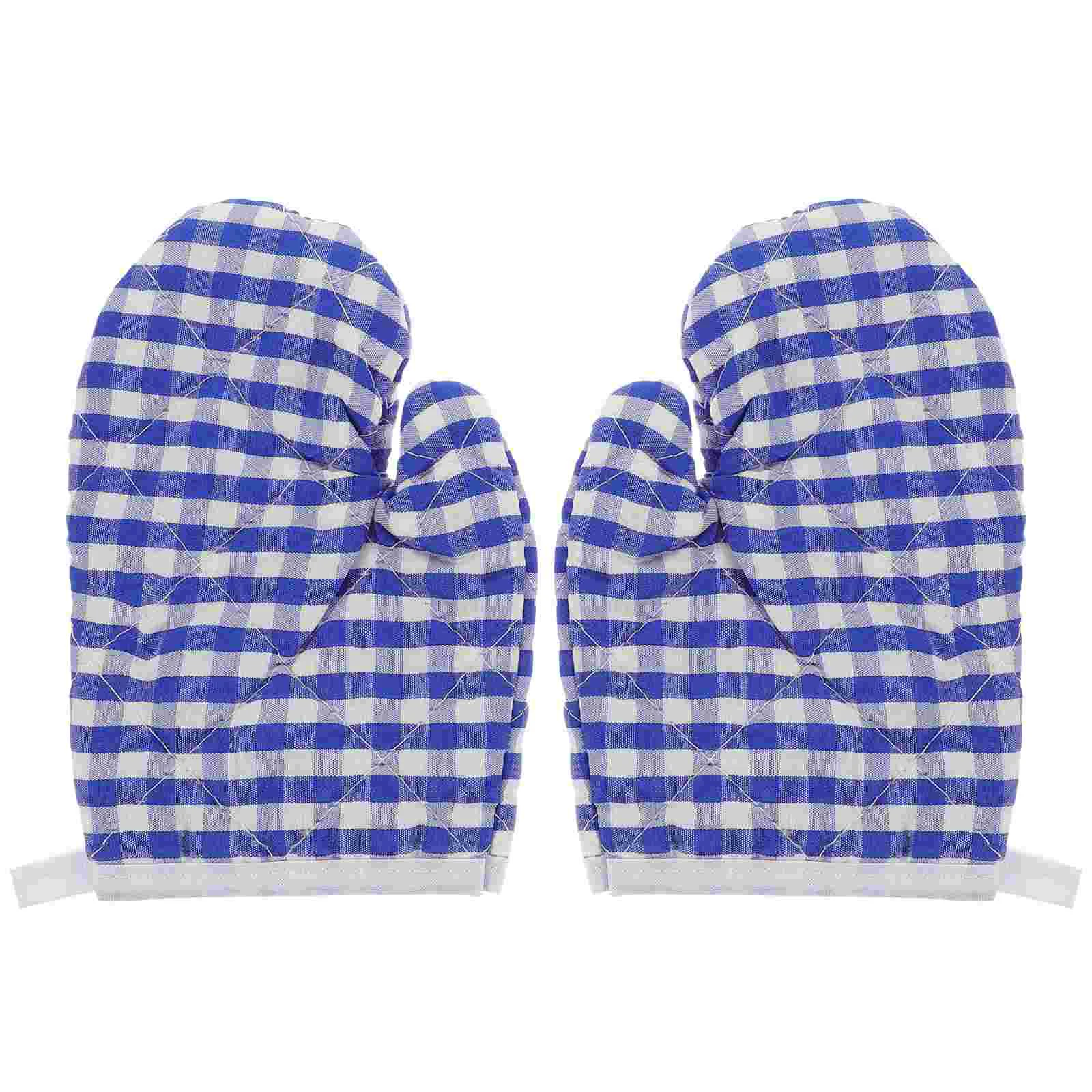 

Kids Oven Mitts Kitchen Heat Resistant Gloves Polyester Microwave Gloves Cooking Baking Mitts For Children