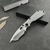Camping Outdoor Survival Strider Enterer Titanium Alloy Wave Handle Folding Knife TC4 Titanium Alloy Handle EDC 1