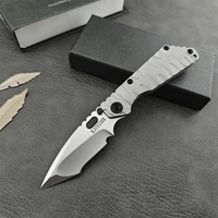 Camping Outdoor Survival Strider Enterer Titanium Alloy Wave Handle Folding Knife TC4 Titanium Alloy Handle EDC 1