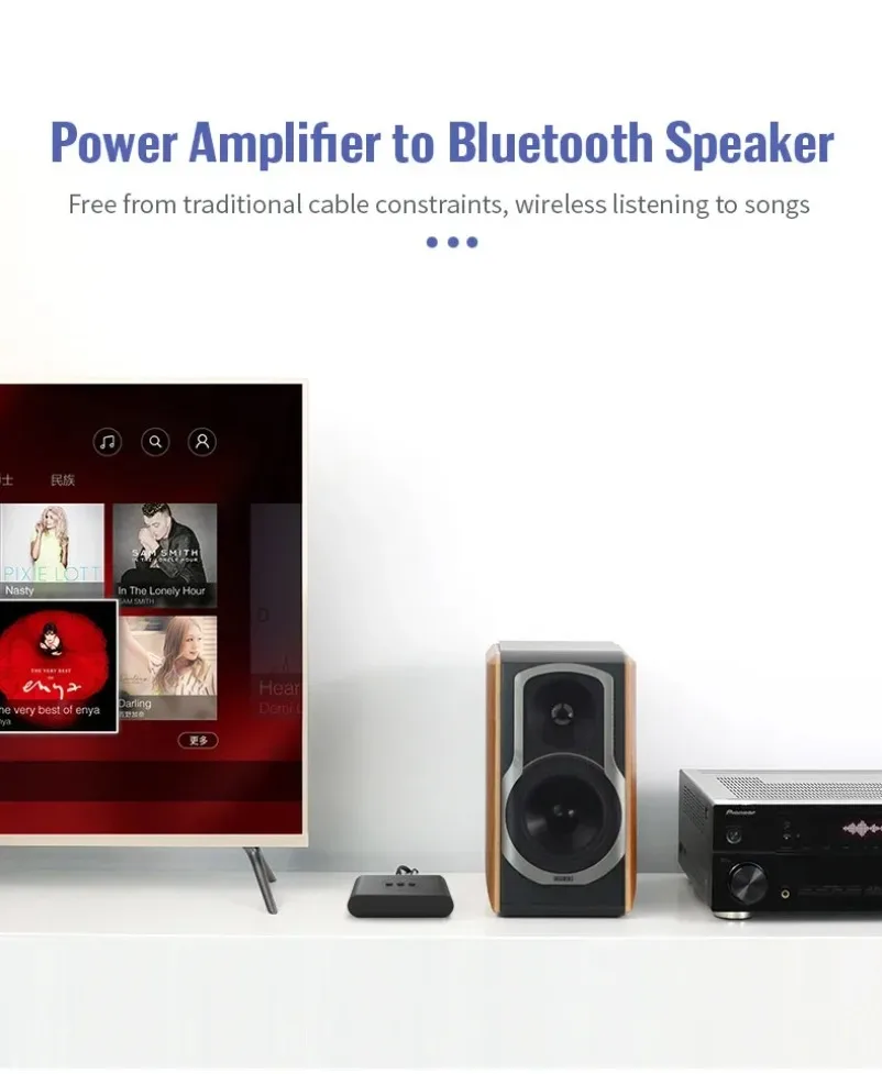 Bluetooth 5.0 Receiver Auto On Dual Device Link Car Kit