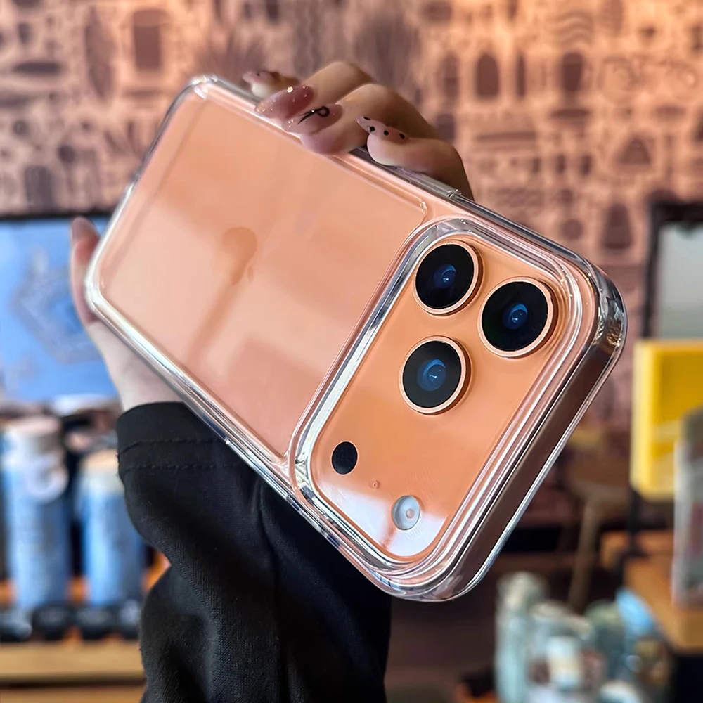 Transparent Acrylic Clear Phone Case - Soft Shockproof Bumper Cover