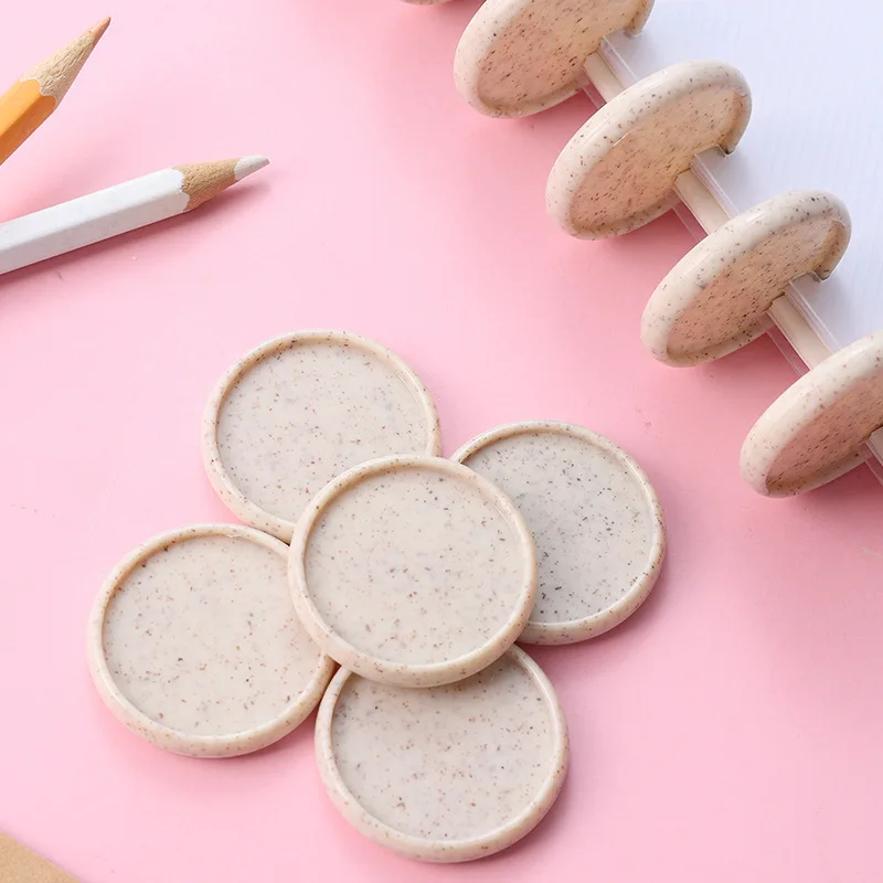 Eco-friendly Mushroom Hole Notebook Binder Plastic Disc 35MM/28MM Notebook Loose-leaf Plastic Ring Disc Planner Ring Binder plastic binding rings,notebook accessories,book binding supplies