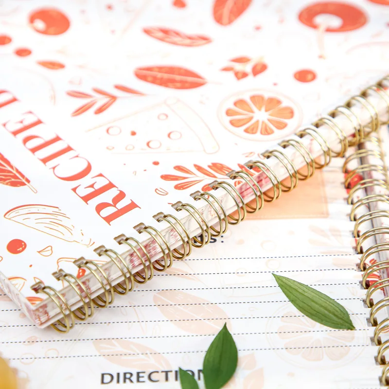 Nourishing Lifestyle Recipe Journal - 104 Pages, Spiral-Bound Notebook