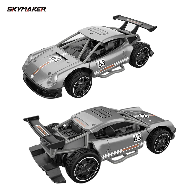 RC Metal Car Toys 1/24 2.4G High Speed Remote Control Mini Scale Model Vehicle Electric Metal RC Car Toys for Boys Children Gift 4