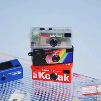 1 pz Retro CCD Kodak Charmera portachiavi 1987 Mini fotocamera digitale CCD 6 colori fotocamera spedita a caso