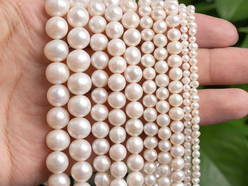 35 Perline Rotonde In Acquamarina Naturale, 10 Mm, Per Creare Gioielli Fai Da Te - 3