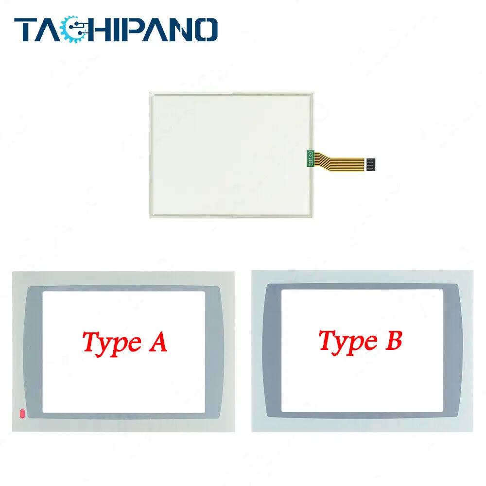 

Touch screen panel for AB 2711P-T12C15A6 2711P-T12C15A7 with Front overlay