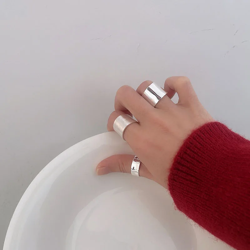 Original 925 Sterling Silver Rings For Women Couple Wedding Engagement Vintage Fine Jewelry