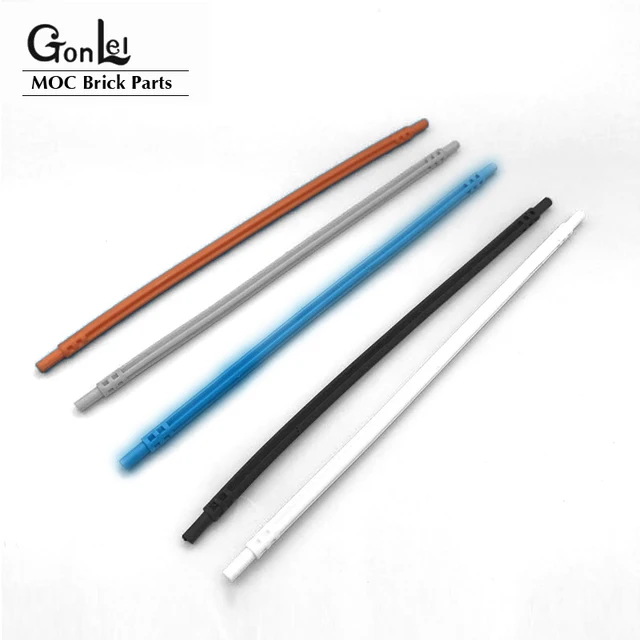 10Pcs/lot High-Tech AXLES 32235 Hose Soft Axle 19 MOC Building Blocks Parts Compatible with Axle 32235 Bricks Particles Toys 4