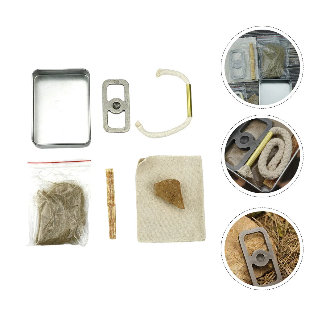 

1 Set of Outdoor Survival Tools Fire Fire Ropes Outdoor Supplies
