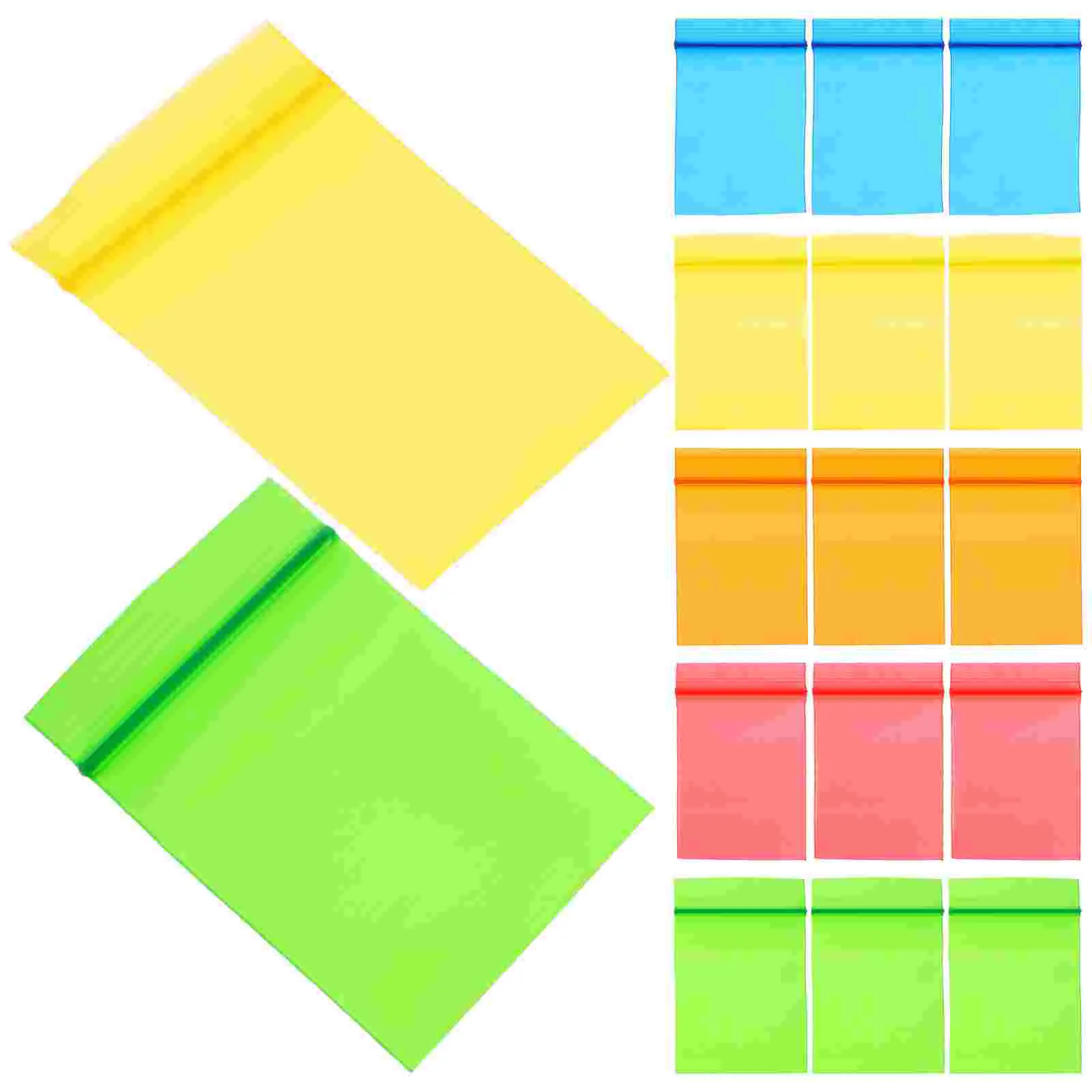 

500 Pcs Color Small Packing Bags Clear for Favors Sealed Pe Colored Jewelry Storage