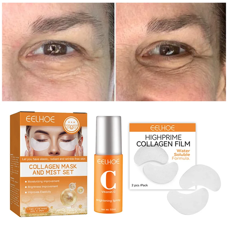 

High-Protein Collagen Facial Film Water-Soluble Mask Fades Dark Circles Eye Bags Eye Mask Light Fine Lines Lifting and Firming