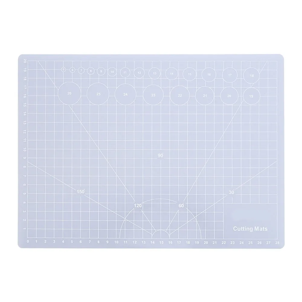 Translucent Translucent Cutting Pad Self-Healing Gridded Non Slip Cut Board Non Slip Self-Healing Cutting Mat Scrapbooking 1