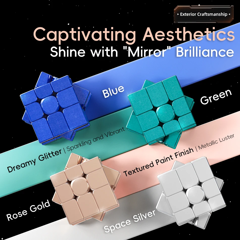 MOYU MFJS Mirror Cube 3X3 V2 Magnetic Magnet Ball Core Educational