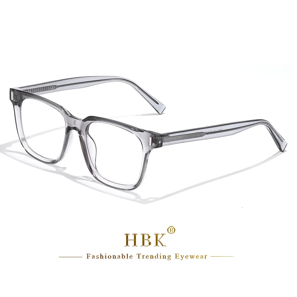 HBK Vintage Unisex TR90 Square Anti Blue Light Glasses Frame