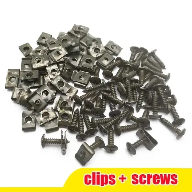 100 Tiny Screws for Battery Clasps Clamps Covers Quartz Watch Batteries Repair
