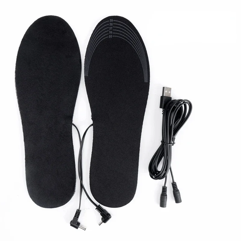 USB Heated Shoe Insoles Feet Warm Sock Pad Mat Electrically Heating Insoles Washable Warm Thermal Unisex shoe insoles heated shoe insoles