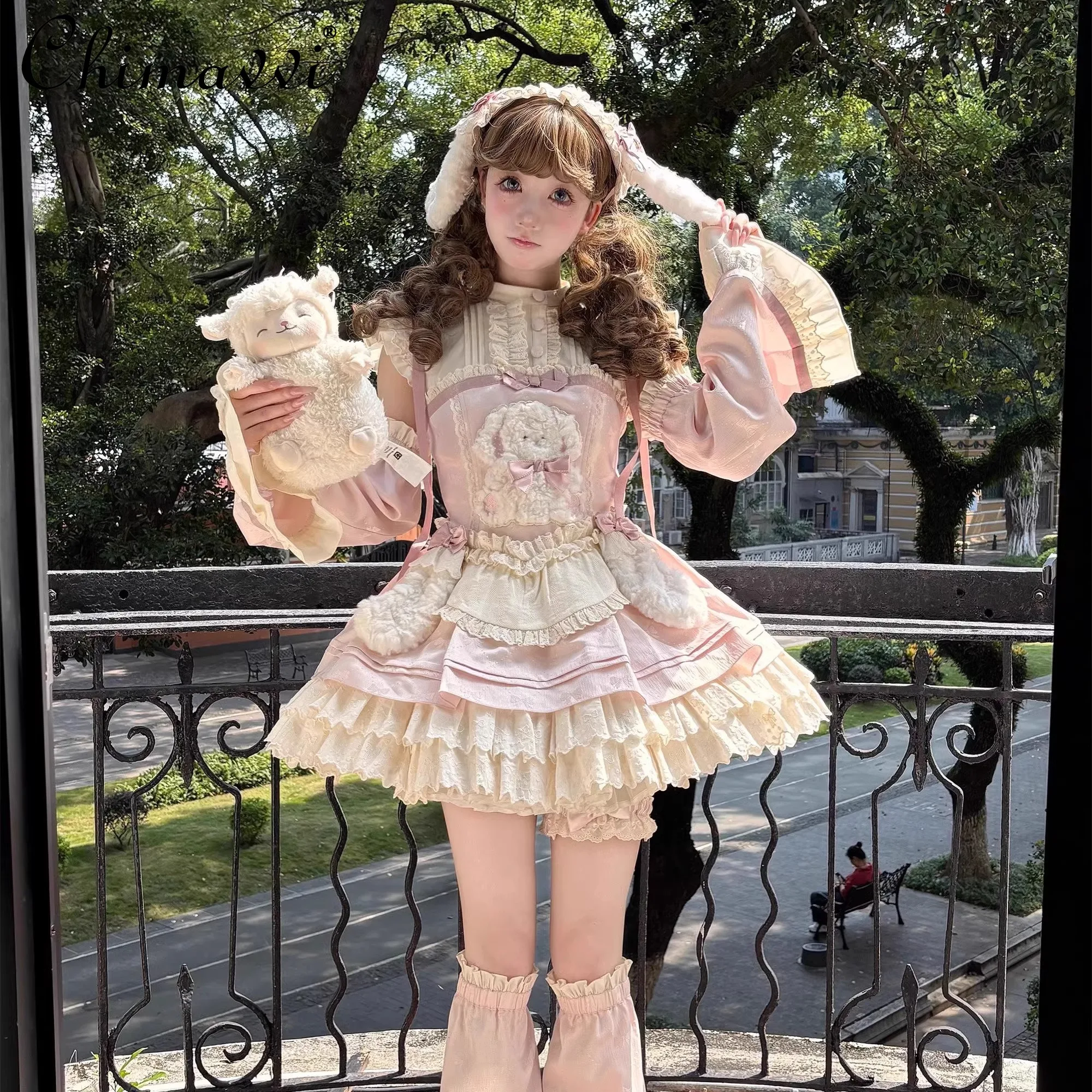 white christmas dresses The Babydoll: Cotton Voile Toile De Jouy – Cou Cou Intimates main image 1