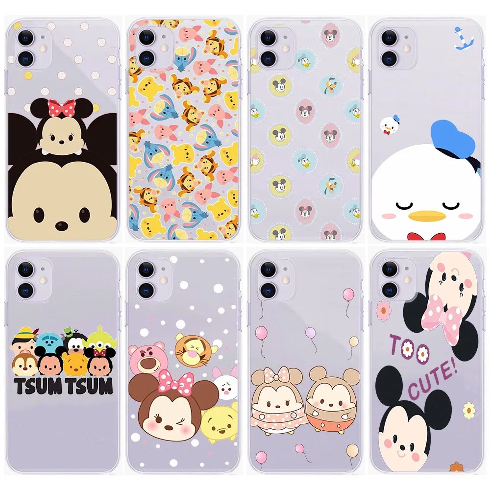 Custodia Trasparente Scavata Per Asus Zenfone Max Plus M1 Shot M2 Pegasus 4 S 4 Selfie 5 Lite Live L1 Pro Zb28 Tsum Winnie Pooh