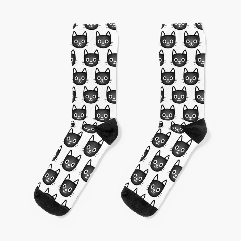 Black Cat Socks hip hop funny sock custom sports Socks For Women Men's