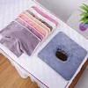 Square 35*35cm Velvet Thickened Beauty SPA Massage Table Planking Face Towel with Face Berath Hole SPA Massage Bedspread Towel 3