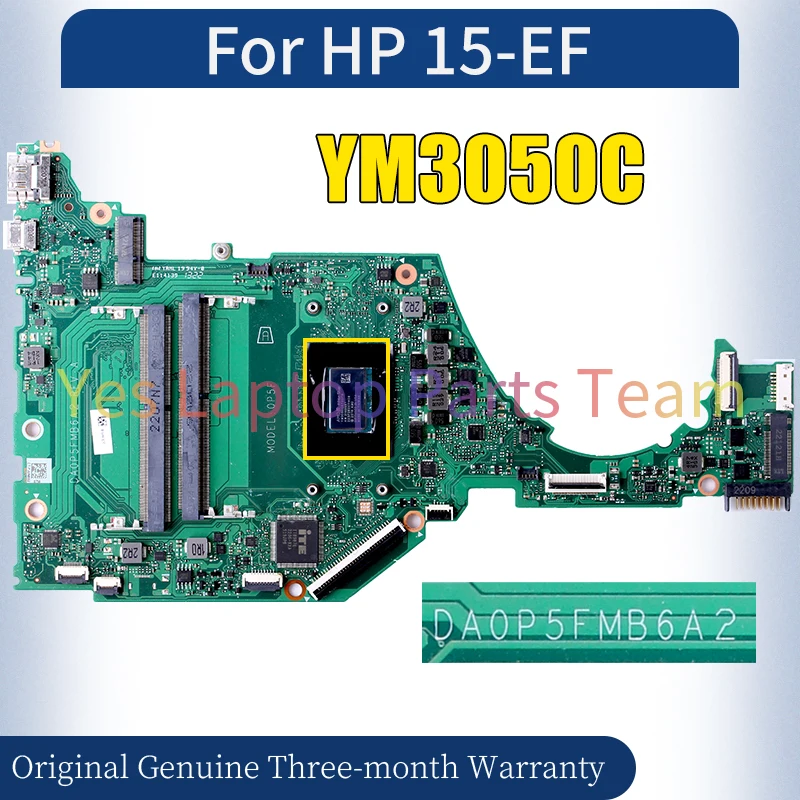 DA0P5FMB6A2 For HP 15-EF Laptop Mainboard YM3050C Notebook