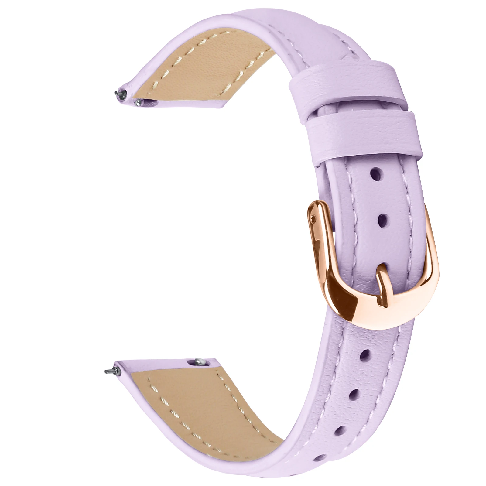 Leather Sport Band Replacement: Slim Adjustable Wristband for Business and Casual Wear