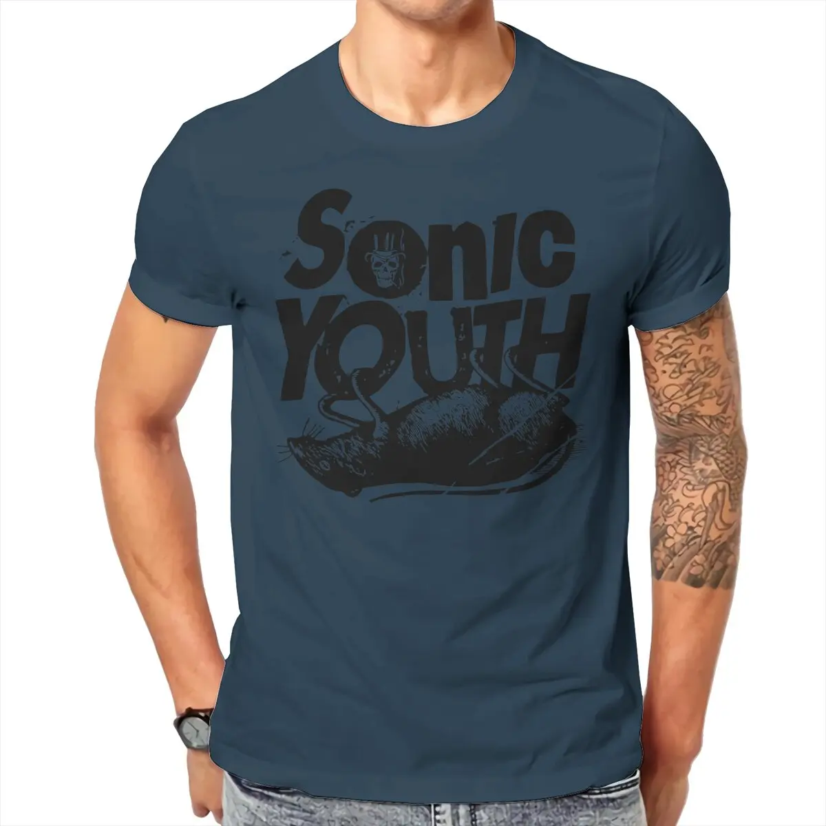 thumbnail image 1 of Camiseta de gran estilo Sonic Youth, idea de regalo de hip hop de alta calidad, camisetas, artículos de venta caliente, 1 of 5