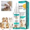 Cat Dog Ear Cleaner Pet Ear Drops Yeast Mites Infectiones Control Odor Removal Relieves Itching Anti Inflammatory Pet Ear Washer 1