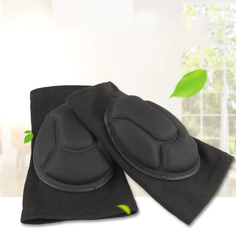 2pcs/Set Sports Sponge Knee Brace Volleyball Basketball Yoga Roller Skating Anti Collision Sponge Kneepads