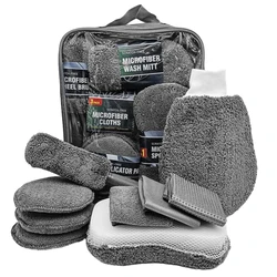 Ultimate Car Detailing & Cleaning Kit for Interior and Exterior Care (GRAY)